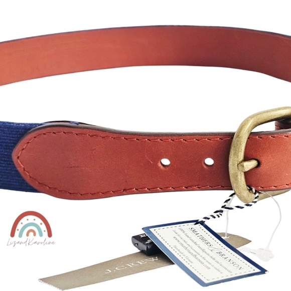 New! Smathers & Branson x J. Crew Fish Needlepoint Belt - Picture 10 of 16